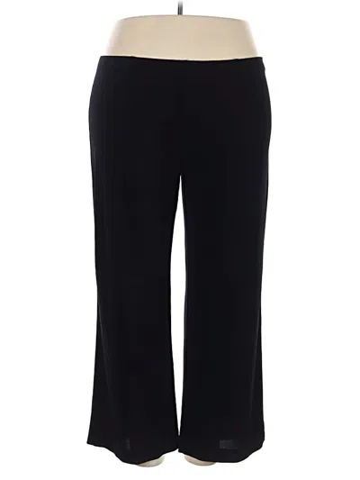 Pre-owned White Stag Casual Pants In Black