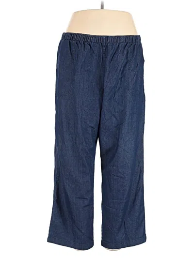 Pre-owned White Stag Casual Pants In Blue