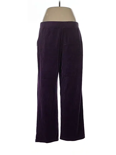 Pre-owned White Stag Casual Pants In Purple