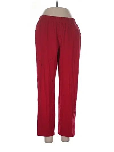 Pre-owned White Stag Casual Pants In Red
