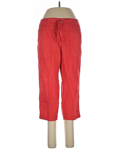 Pre-owned White Stag Casual Pants In Red