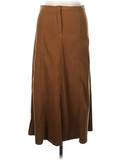 Pre-owned White Stag Formal Skirt In Brown