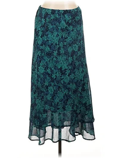 Pre-owned White Stag Formal Skirt In Teal