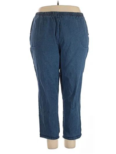 Pre-owned White Stag Jeggings In Blue