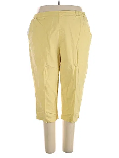 Pre-owned White Stag Khaki Pant In Yellow