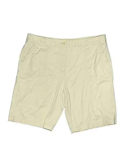 Pre-owned White Stag Khaki Shorts In Ivory