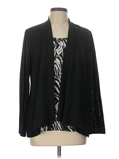 Pre-owned White Stag Kimono In Black