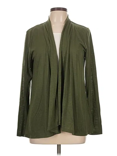 Pre-owned White Stag Kimono In Green