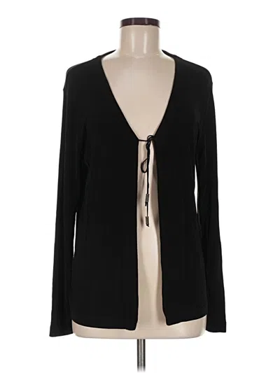 Pre-owned White Stag Long Sleeve Blouse In Black
