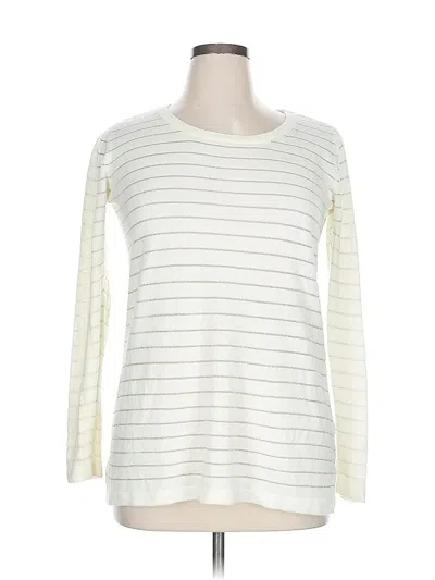 Pre-owned White Stag Long Sleeve T-shirt In White