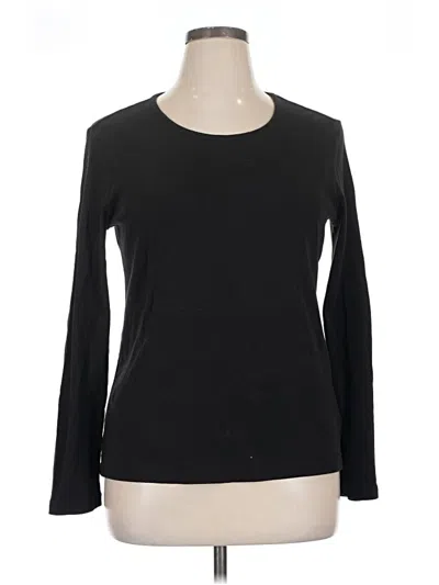 Pre-owned White Stag Long Sleeve T-shirt In Black