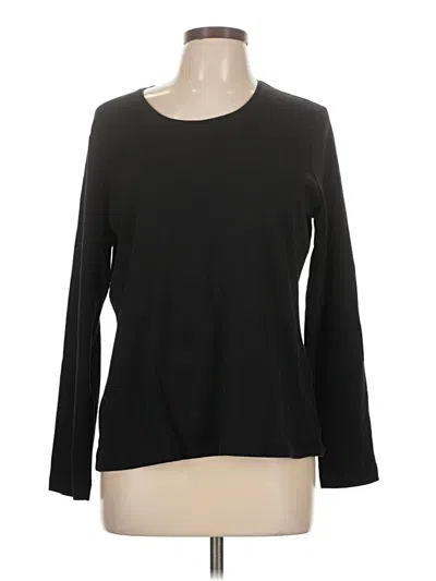 Pre-owned White Stag Long Sleeve T-shirt In Black