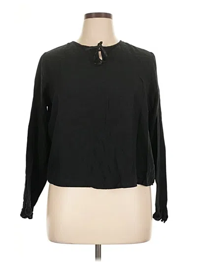 Pre-owned White Stag Long Sleeve T-shirt In Black