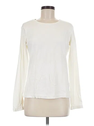 Pre-owned White Stag Long Sleeve T-shirt In Ivory