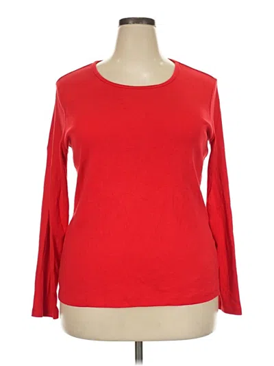 Pre-owned White Stag Long Sleeve T-shirt In Red