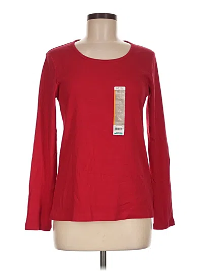 Pre-owned White Stag Long Sleeve T-shirt In Red