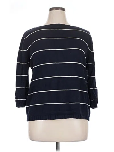 Pre-owned White Stag Pullover Sweater In Blue