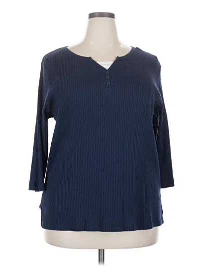 Pre-owned White Stag Pullover Sweater In Blue