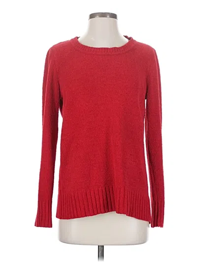 Pre-owned White Stag Pullover Sweater In Red