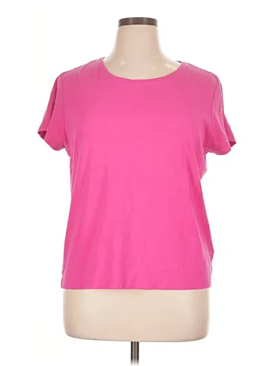 Pre-owned White Stag Short Sleeve T-shirt In Pink
