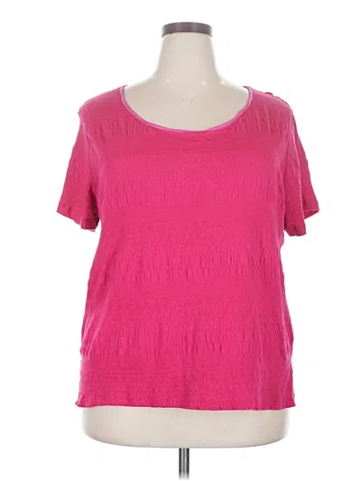 Pre-owned White Stag Short Sleeve T-shirt In Pink