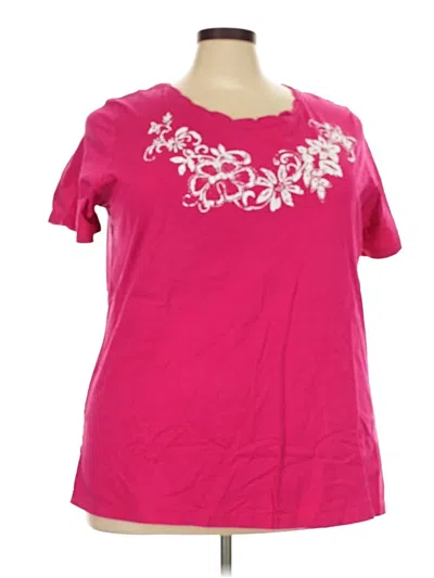 Pre-owned White Stag Short Sleeve T-shirt In Pink
