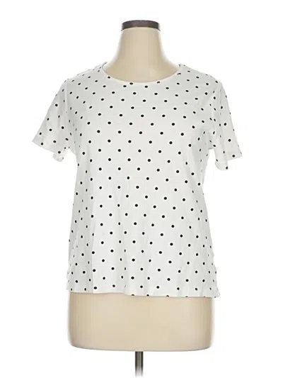 Pre-owned White Stag Short Sleeve T-shirt In White