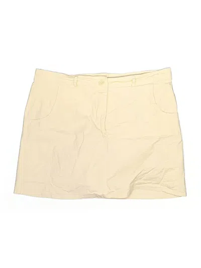 Pre-owned White Stag Skort In Ivory