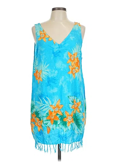 Pre-owned White Stag Sleeveless Blouse In Blue