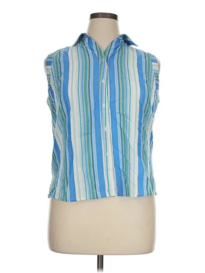 Pre-owned White Stag Sleeveless Blouse In Blue