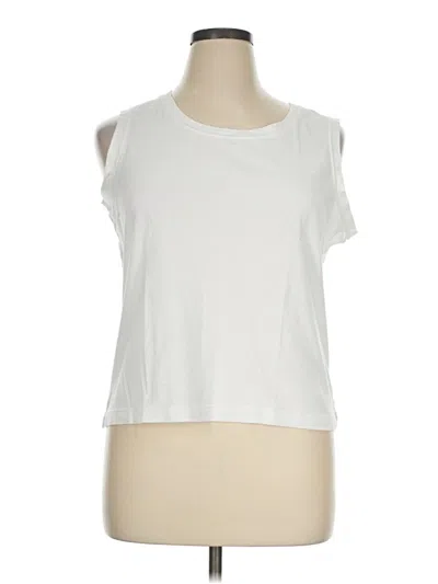 Pre-owned White Stag Sleeveless Top White One Shoulder Neckline Tops