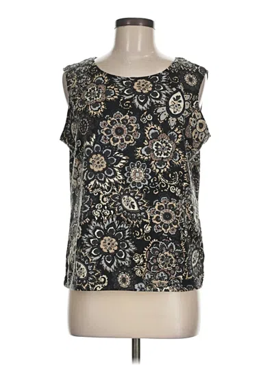 Pre-owned White Stag Sleeveless T-shirt In Black