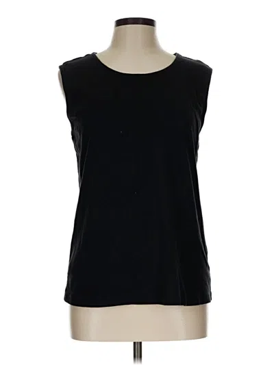 Pre-owned White Stag Sleeveless T-shirt In Black