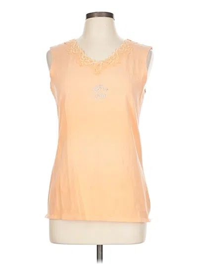 Pre-owned White Stag Sleeveless T-shirt In Orange