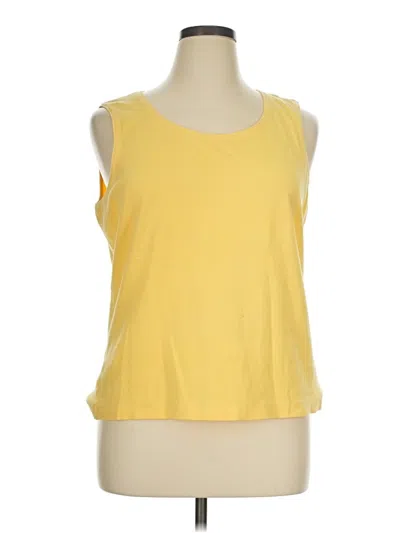 Pre-owned White Stag Sleeveless T-shirt In Yellow