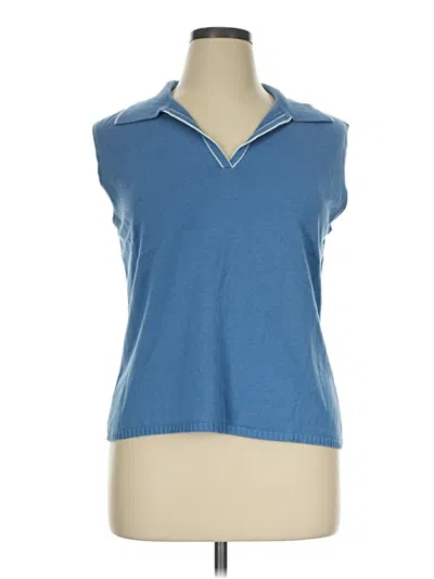 Pre-owned White Stag Sweater Vest In Blue