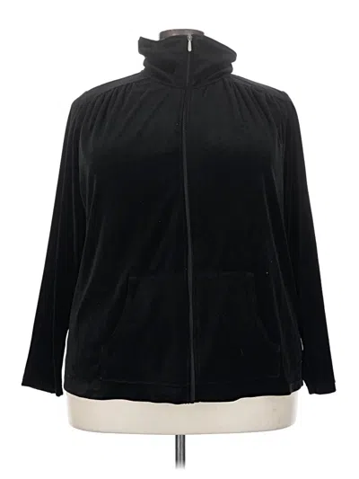 Pre-owned White Stag Turtleneck Sweater In Black