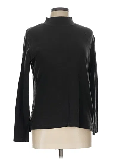 Pre-owned White Stag Turtleneck Sweater In Black