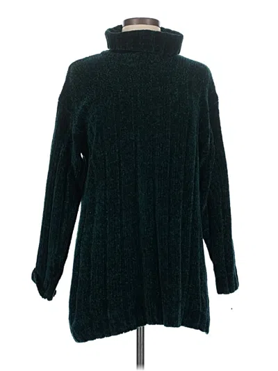 Pre-owned White Stag Turtleneck Sweater In Blue