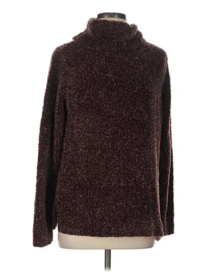 Pre-owned White Stag Turtleneck Sweater In Brown