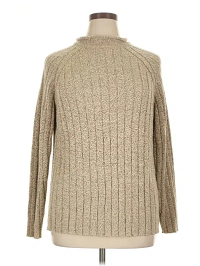 Pre-owned White Stag Turtleneck Sweater In Tan