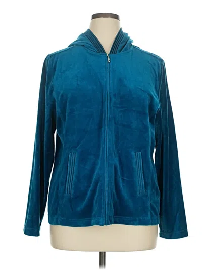 Pre-owned White Stag Zip Up Hoodie In Blue