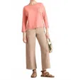 White Stuff Demi Dolman Top In Coral In Pink