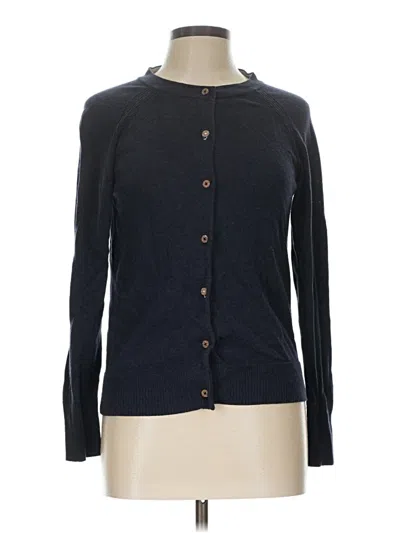 Pre-owned White Stuff Long Sleeve Top Black Mock Neckline Tops