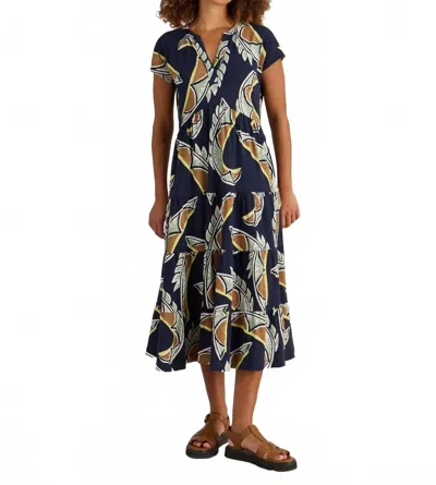 White Stuff Tabitha Jersey Midi Dress In Navy In Black