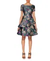 White Tie By Shani Women's Printed Double-tiered Fit & Flare Dress