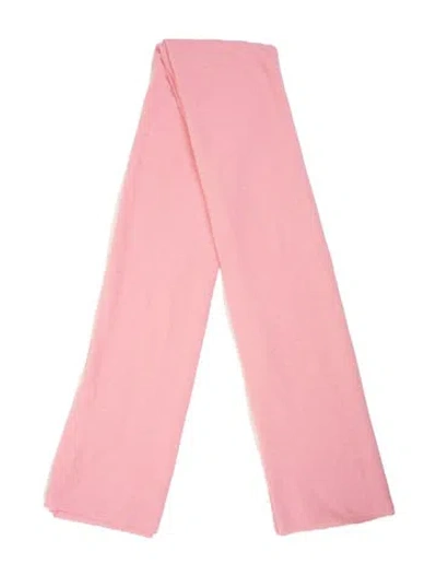 Pre-owned White + Warren Baby Cashmere Scarf In Pink