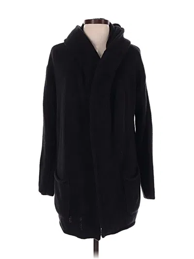 Pre-owned White + Warren Cardigan Sweater In Black