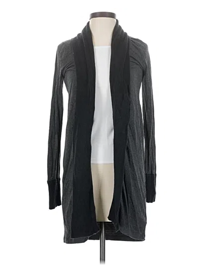 Pre-owned White + Warren Cardigan Sweater In Gray