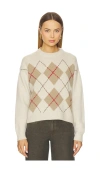 White + Warren 크루넥 스웨터 In Neutral